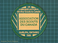 Click to enlarge CJ'85 Association Des Scout Du Quebec